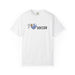 Soccer Heart Flag T-Shirt — "I  Soccer" Uruguay-Inspired Football Tee
