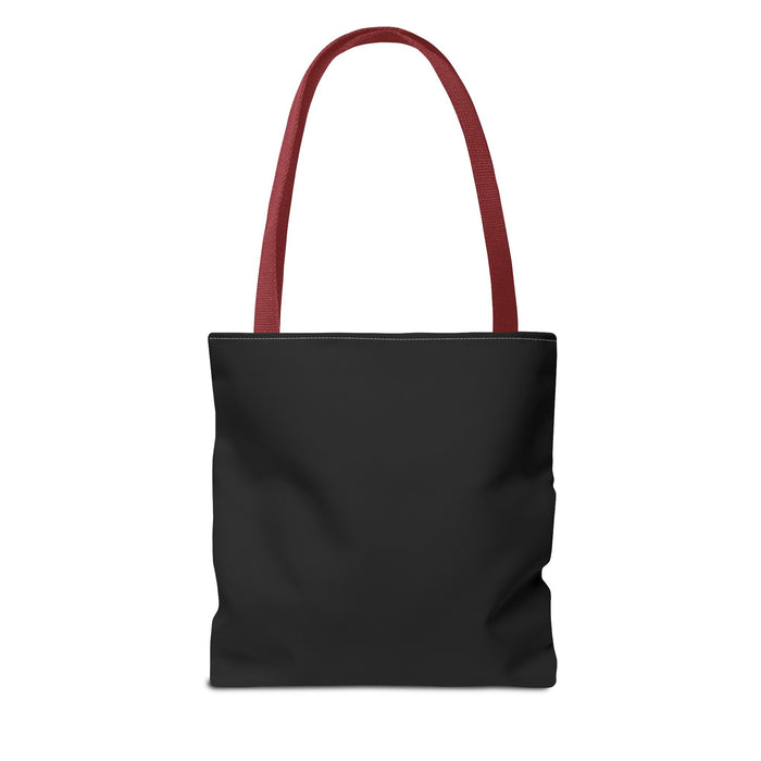 Hockey Mom Heart Tote Bag — Word Cloud Athletic Fan Gift