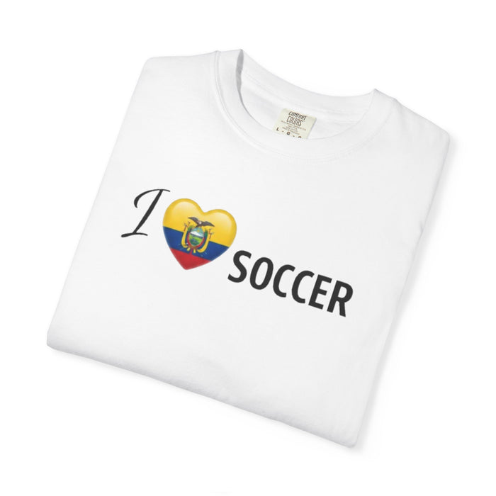 Ecuador Heart Soccer T-Shirt Ecuador Heart Soccer T-Shirt