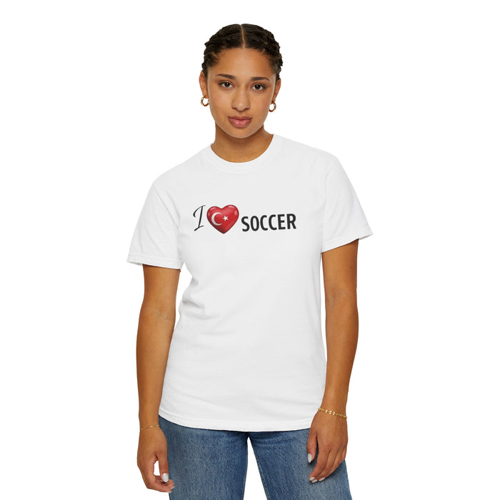 I Heart Soccer T-Shirt — Love Soccer Graphic Tee for Players & Fans