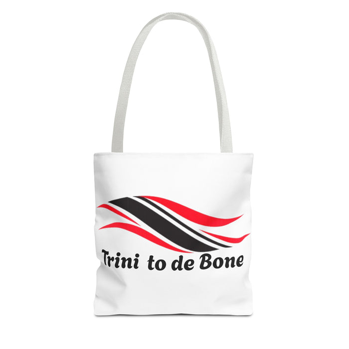 Trini to de Bone Trinidad Flag Tote Bag — Lightweight Market & Everyday AOP Tote