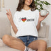 I Love Soccer T-Shirt — Heart Flag Germany Soccer Tee