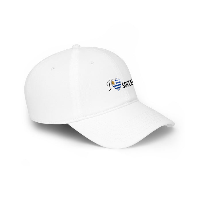 I Heart Uruguay Soccer Low Profile Baseball Cap