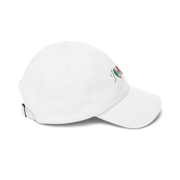 Mexican Flag Heart 'I Love Soccer' Baseball Cap