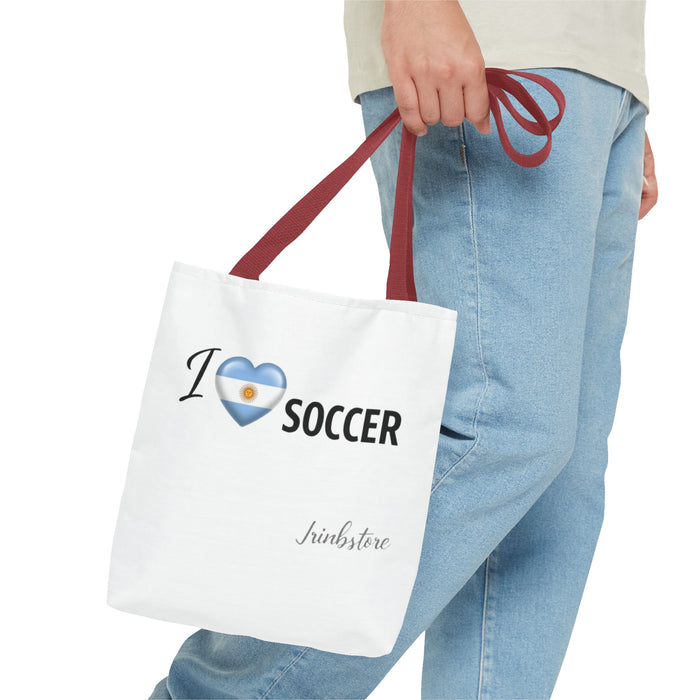 I Heart Argentina Soccer Tote