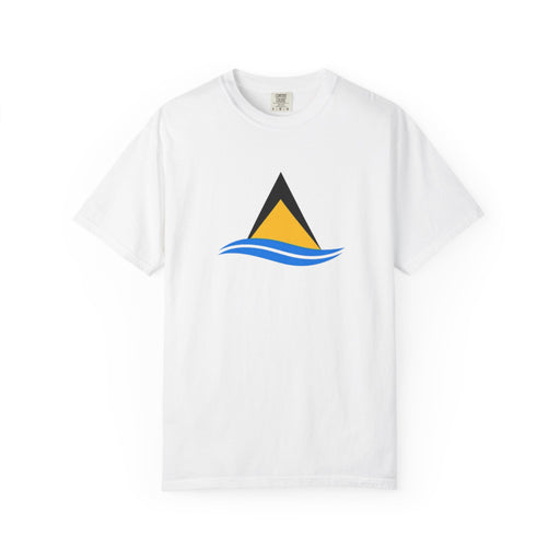 Sailboat Triangle Graphic T-Shirt 