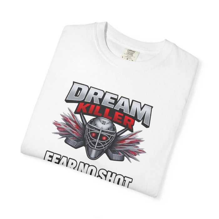 Dream Killer "Fear No Shot" T-Shirt — Hockey Mask Graphic Tee