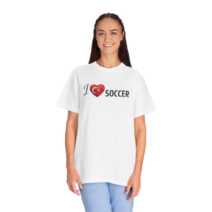 I Heart Soccer T-Shirt — Love Soccer Graphic Tee for Players & Fans