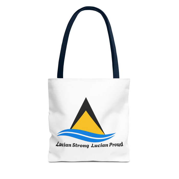 Lucian Strong • Lucian Proud Tote Bag — St. Lucia Flag Nautical Beach Tote