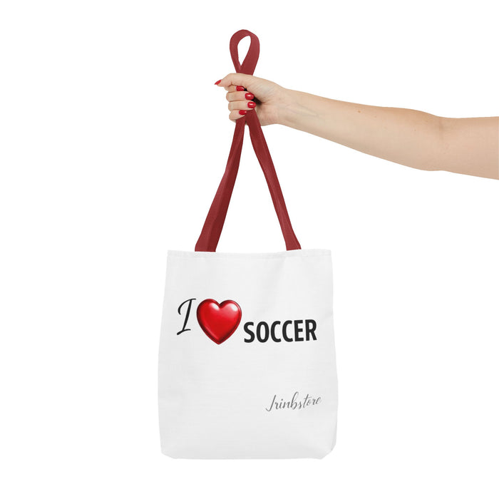 I  Soccer Tote Bag - Soccer Lover Canvas Tote
