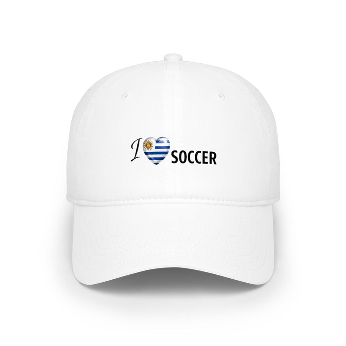 I Heart Uruguay Soccer Low Profile Baseball Cap