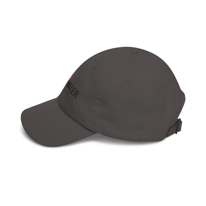 Mexican Flag Heart 'I Love Soccer' Baseball Cap